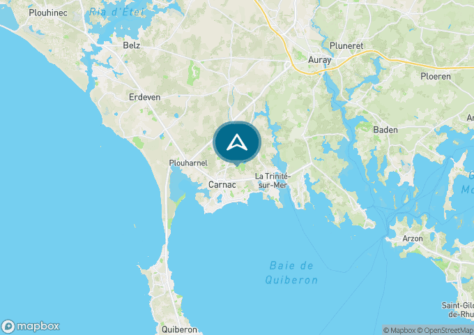 Localisez le camping sur la carte